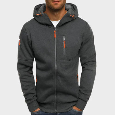 URBAN ZIPHOOD - KAPUZENJACKE MIT REISSVERSCHLUSS
