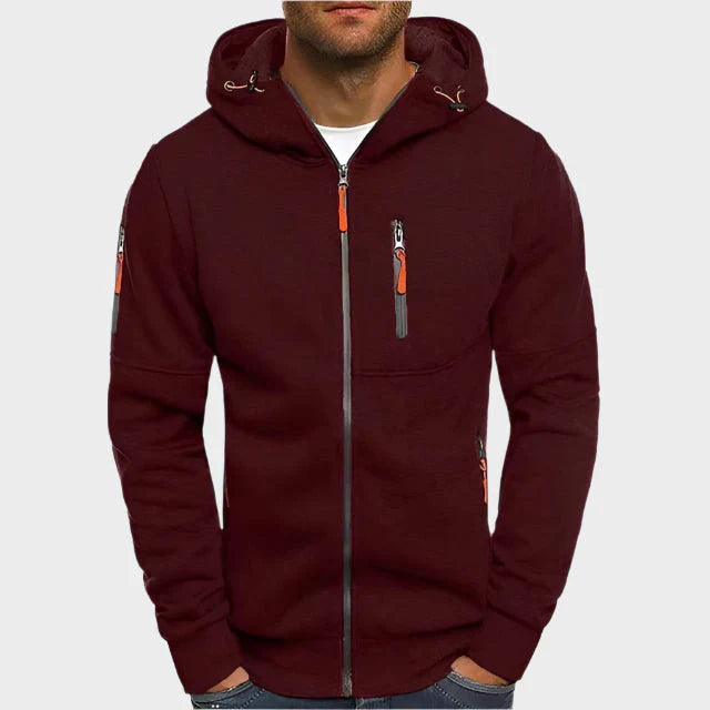 URBAN ZIPHOOD - KAPUZENJACKE MIT REISSVERSCHLUSS