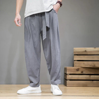 Karl | Chinesisch inspirierte Relaxed Fit Herren-Hosenhose