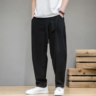 Karl | Chinesisch inspirierte Relaxed Fit Herren-Hosenhose