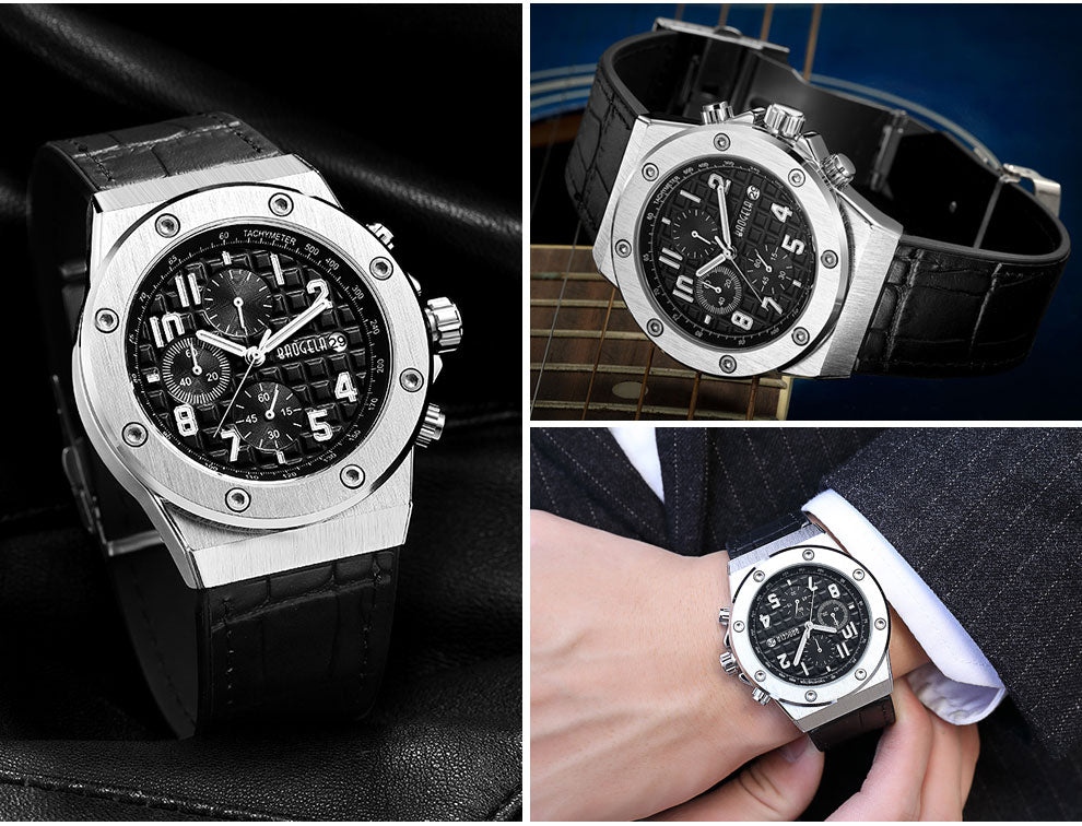 Elegante Luxus-Chronographuhr