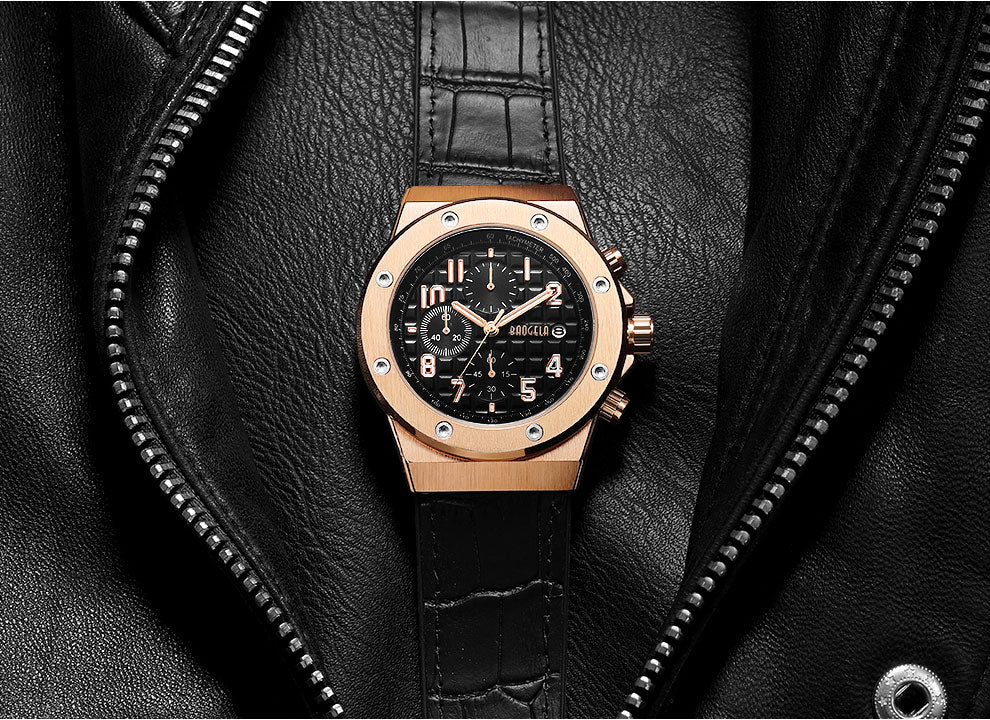 Elegante Luxus-Chronographuhr