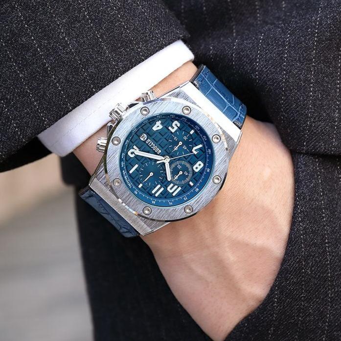 Elegante Luxus-Chronographuhr