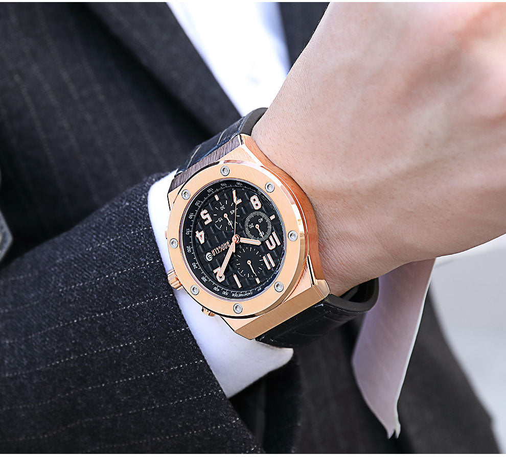 Elegante Luxus-Chronographuhr