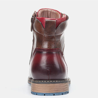 KRISTAN HANDGEFERTIGTE PREMIUM LEDER OXFORD BOOTS