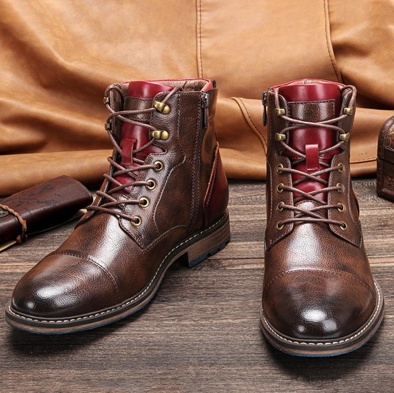 KRISTAN HANDGEFERTIGTE PREMIUM LEDER OXFORD BOOTS