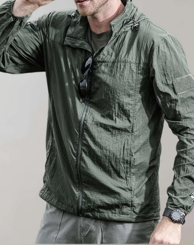 Ali | Herren Wasserdichte Windbreaker | Leichte Jacke