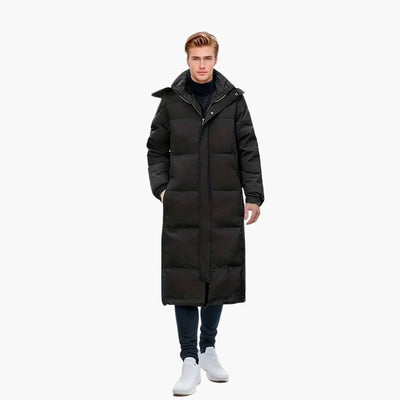 Herren Steppjacke Winter mit vollem Reißverschluss