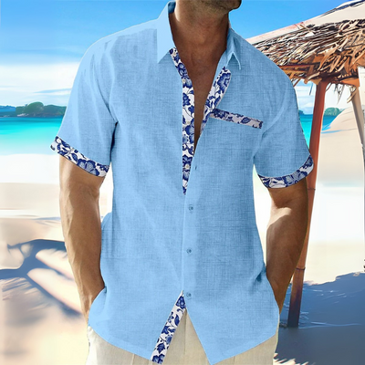 Herren Atmungsaktives Kurzarm Hemd | Sommer Stilvoller Komfort