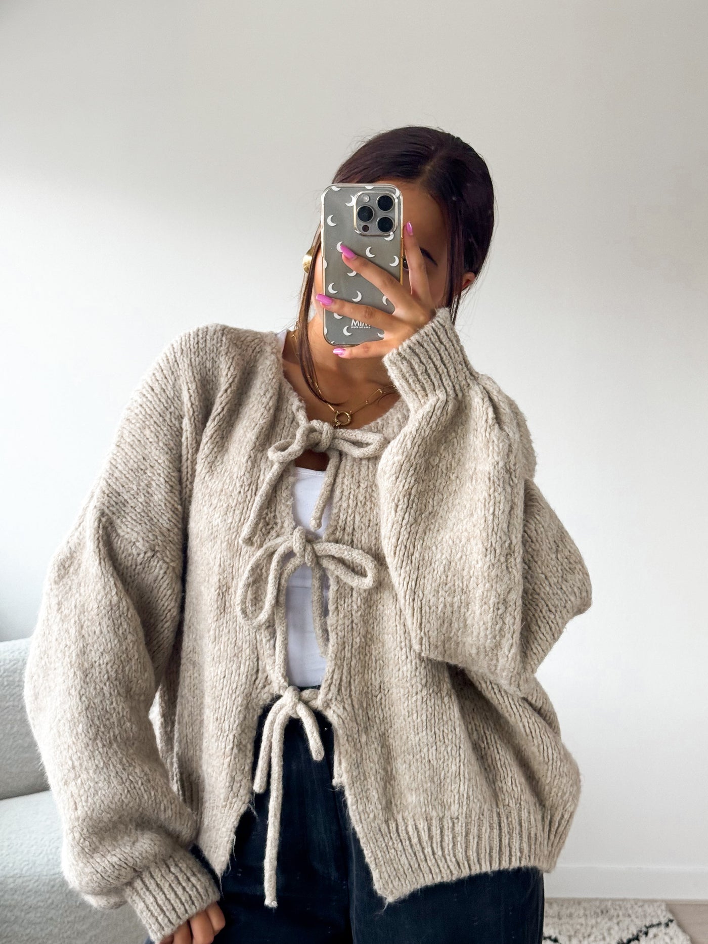 Tamara | Front Knot Gemütlicher Damenpullover