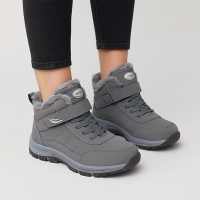 Ivy | Plüschgefütterte Winter-High-Top-Schneesneaker für Damen