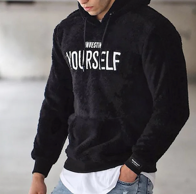 JONAS KUSCHELIGER KAPUZENPULLOVER