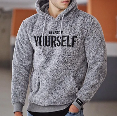 JONAS KUSCHELIGER KAPUZENPULLOVER