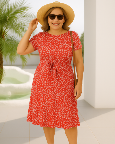 Florales Damen Sommerkleid