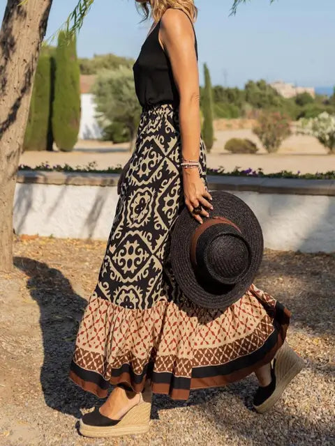 Jesallie – Rock mit Boho-Ethno-Print