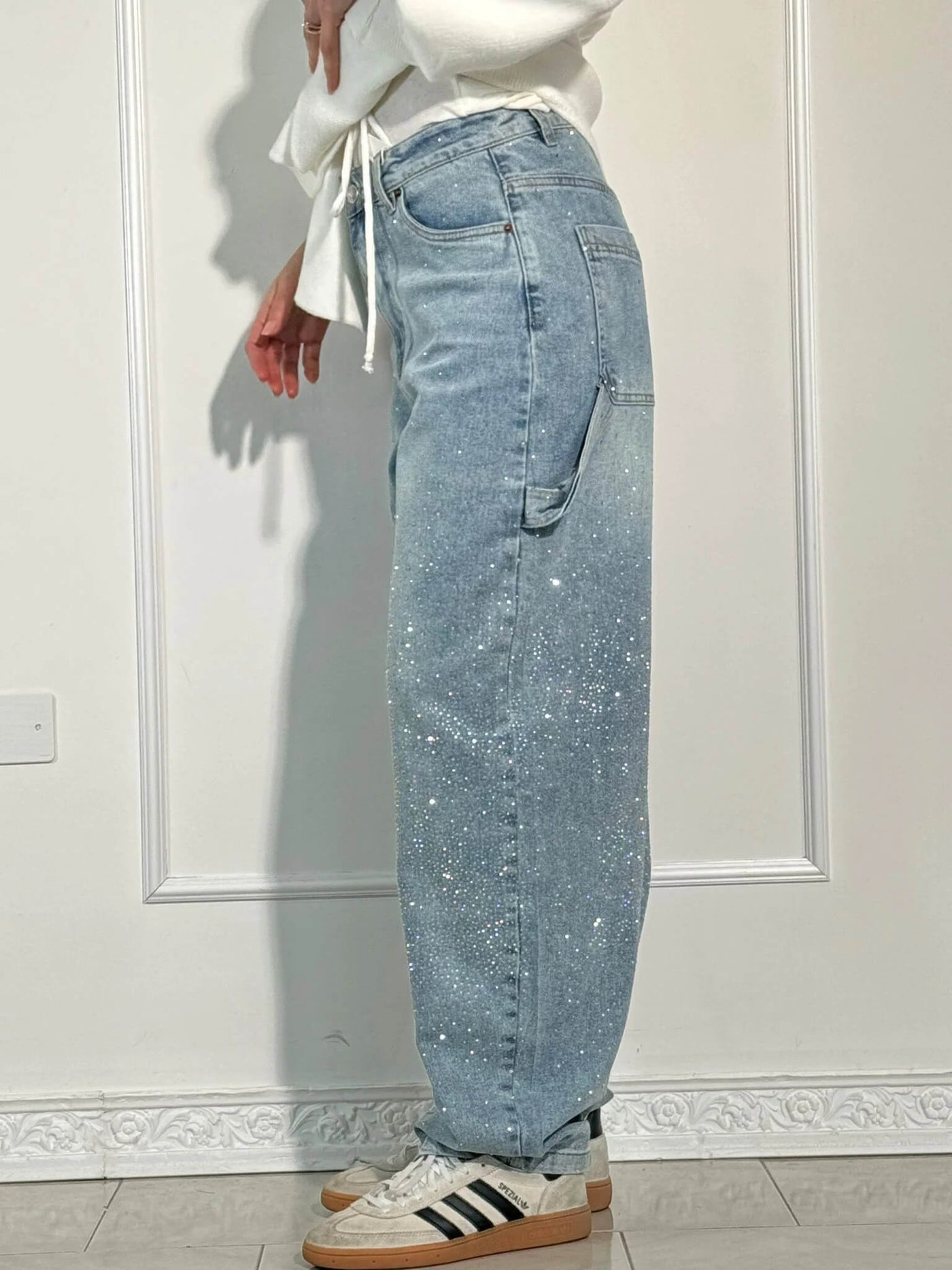 ELVITA™ - GLÄNZENDE DENIM-JEANS
