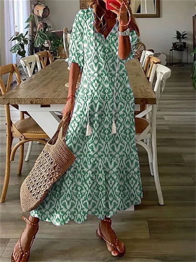 Clotilde | Leichtes Sommer Damen Maxikleid
