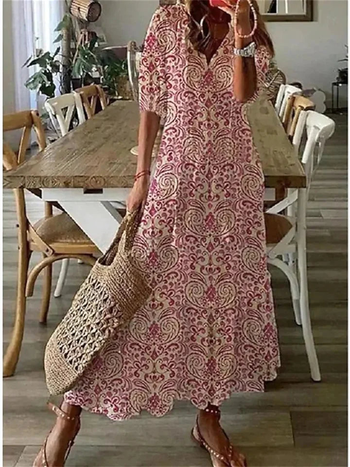 Clotilde | Leichtes Sommer Damen Maxikleid