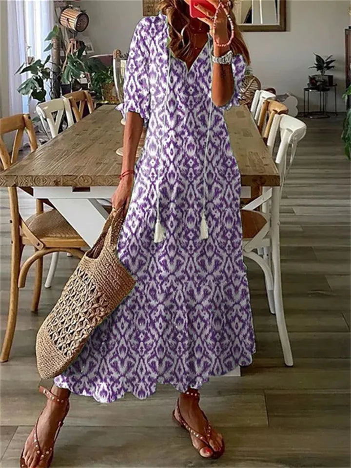 Clotilde | Leichtes Sommer Damen Maxikleid