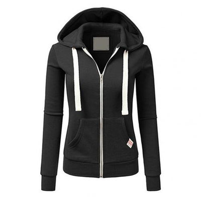 Andrea | Karierter Winter-Hoodie mit Reißverschluss
