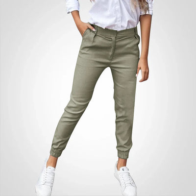 Mello – Stylische Tapered Fit Hose