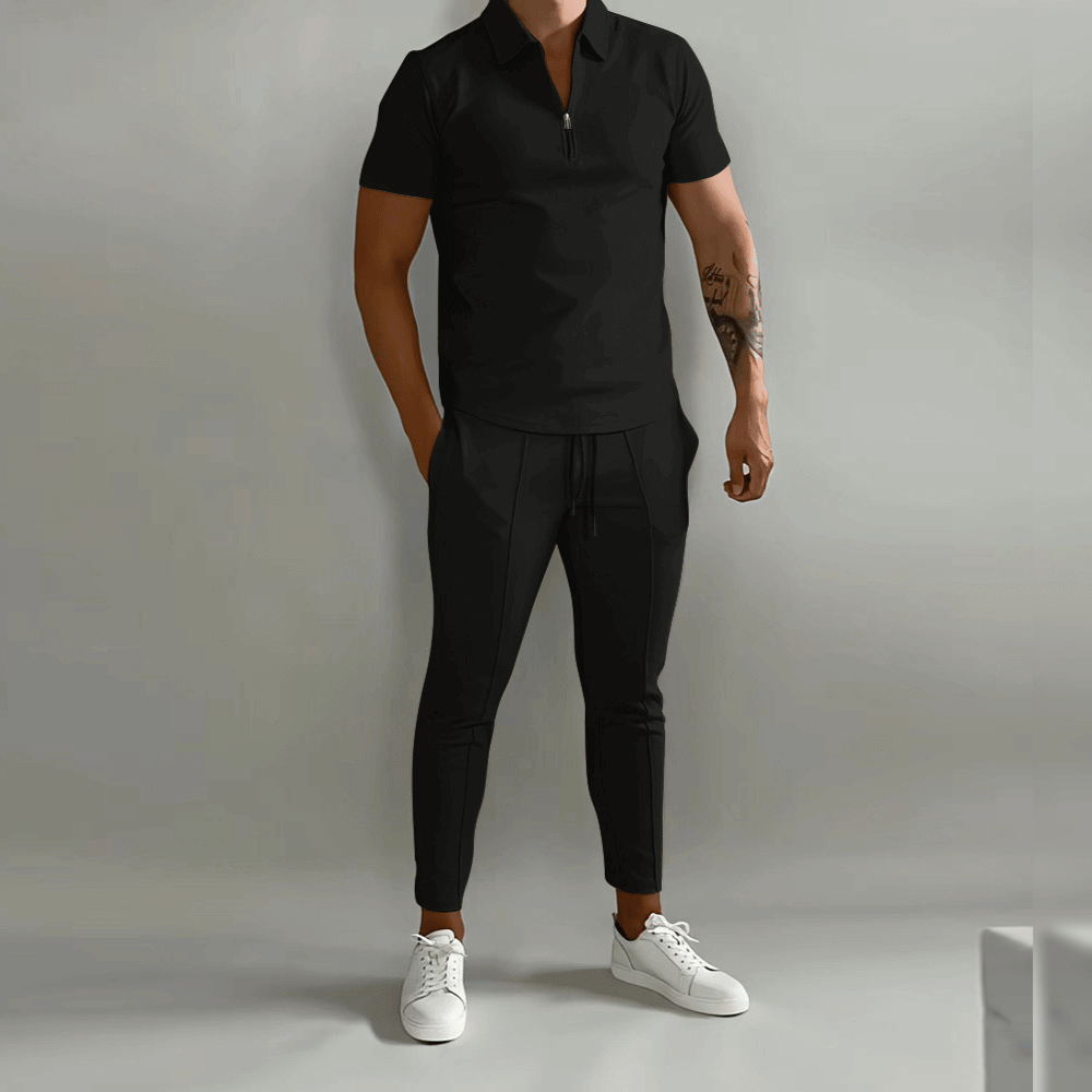 Thanos | Schlanke Passform Komfort Herren Jogginganzug Set