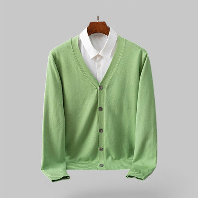 Markus | Vielseitige moderne V Ausschnitt Strickjacke