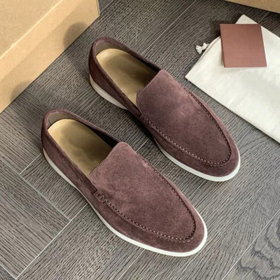 RICARDO™ | Eleganter handgefertigter Slipper mit Wildleder-Optik