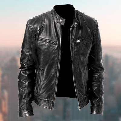 F.S. - stilvolle und hochwertige lederjacke für herren