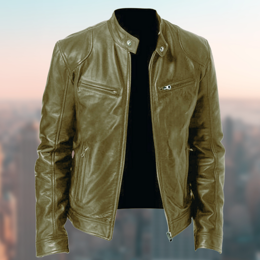 F.S. - stilvolle und hochwertige lederjacke für herren