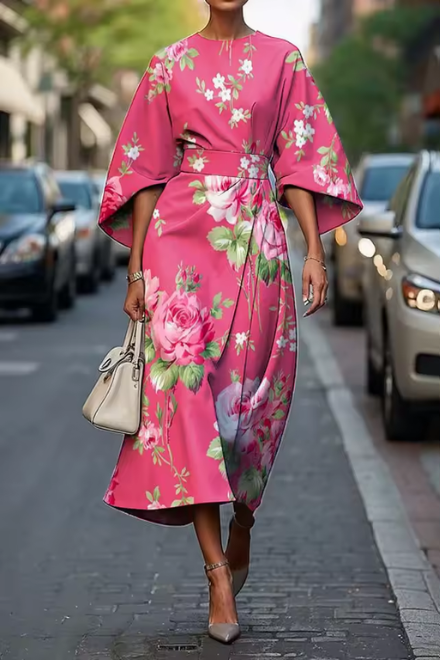 Celeste - Stilvolles Blumenkleid