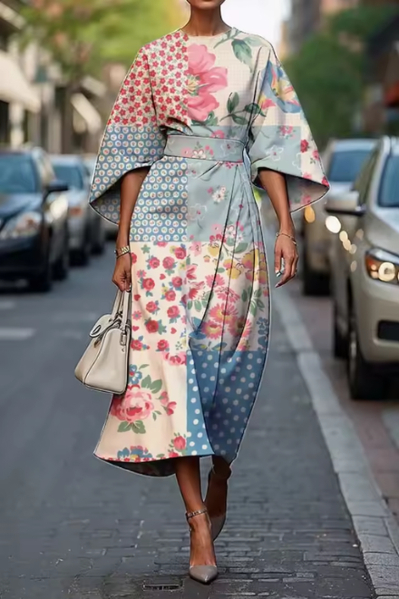 Celeste - Stilvolles Blumenkleid