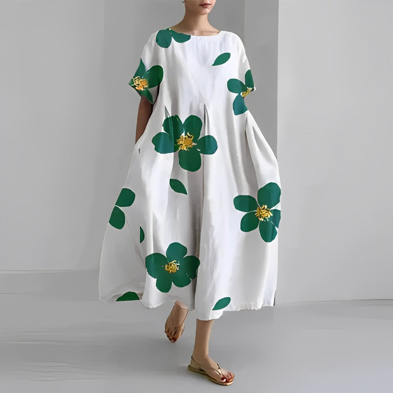 Amelia | Bohemian Blumen Damenkleid