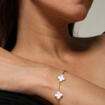 Lana Kleeblatt-Armband | Vergoldet