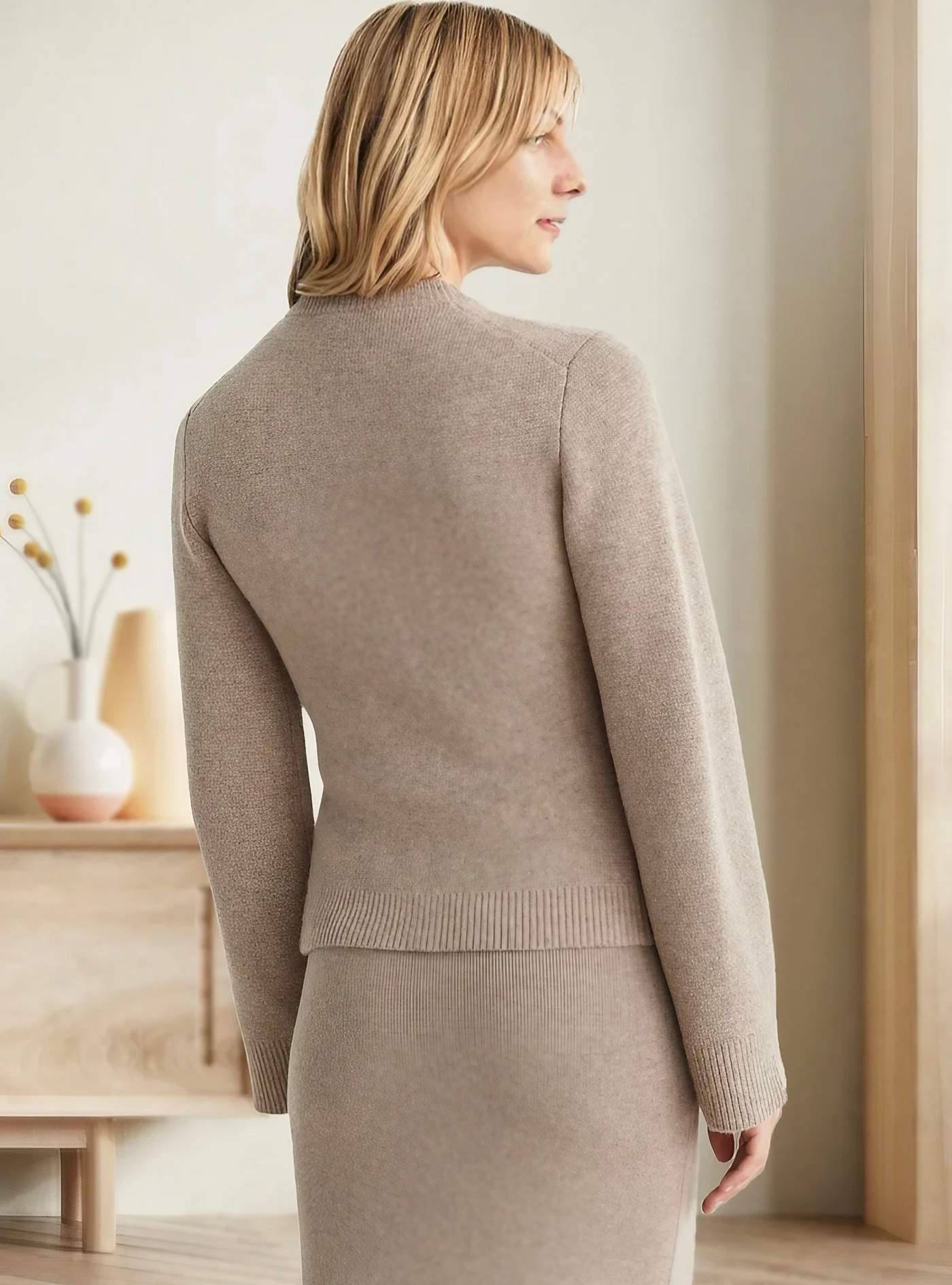 Sabine | Ausgestellten Ärmeln Lässiger Cardigan