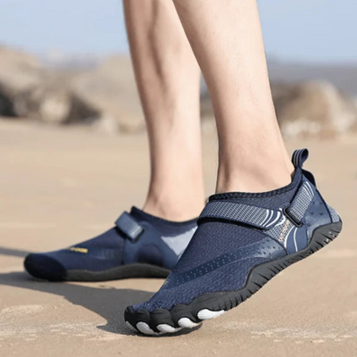 Unisex Aquaschuhe mit Klettverschluss | Schnell trocknende Strandschuhe