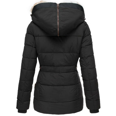 NELÉN WARMER PELZGEFÜTTERTER WINTERMANTEL