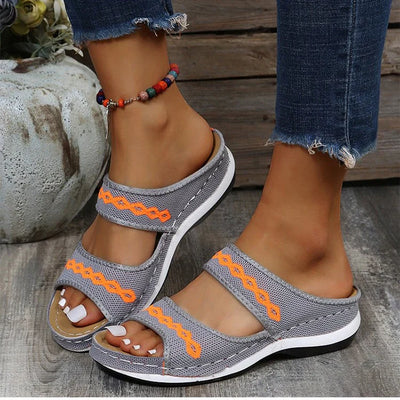 Avegayle – Strapazierfähige Doppelriemen-Sandalen