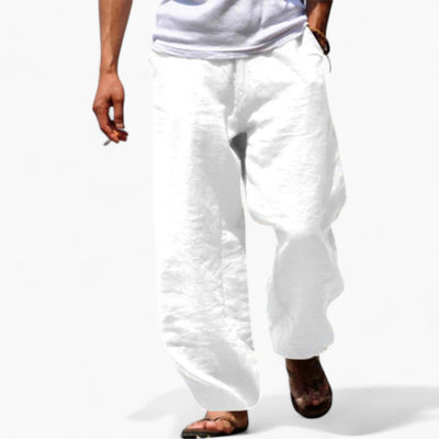 Jonas | Leichte locker sitzende Sommerhose aus Leinen