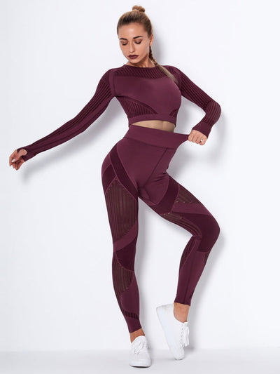 Liora | Atmungsaktives 2-teiliges Sportset für Damen Sommer