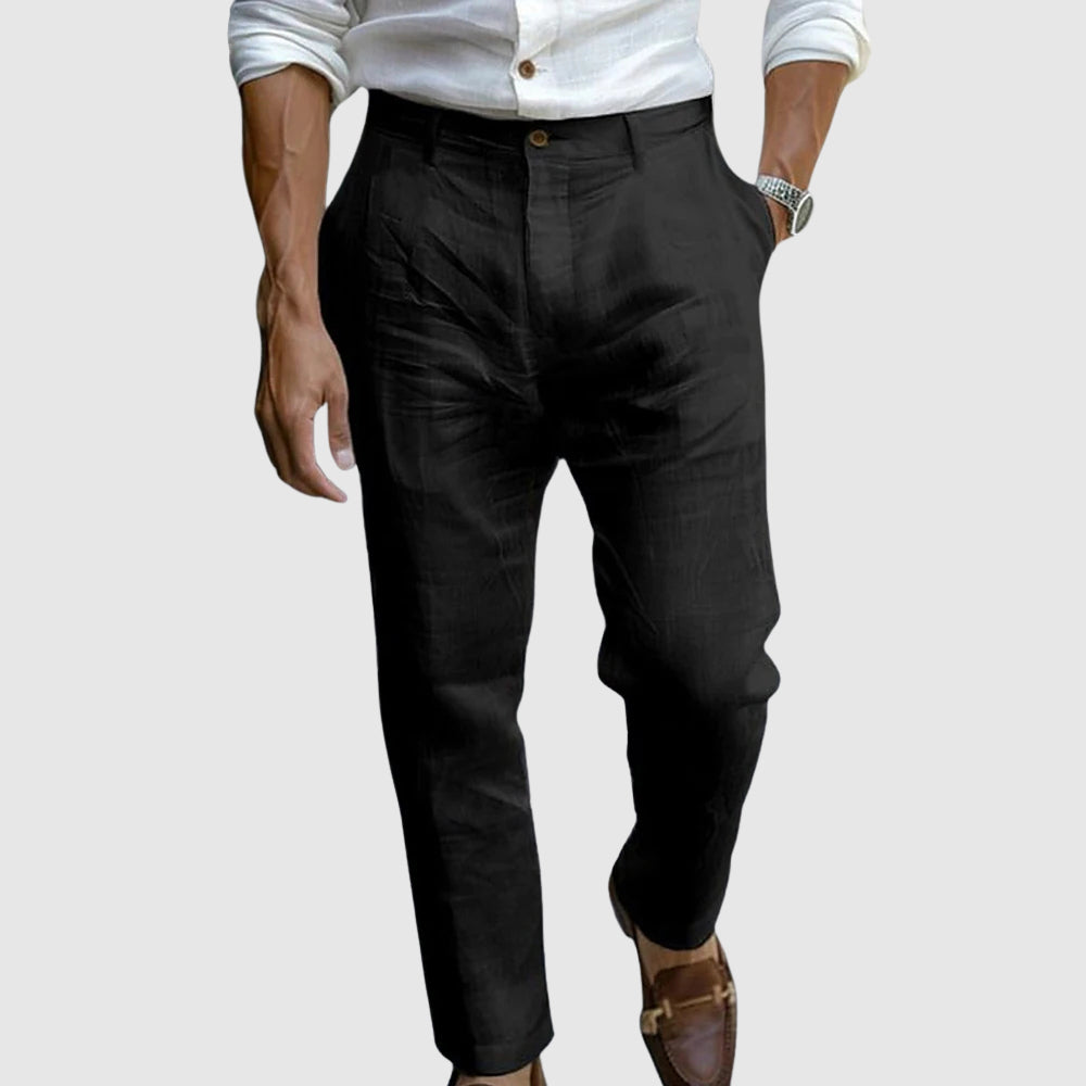 MONACO CHIC LINEN PANTS