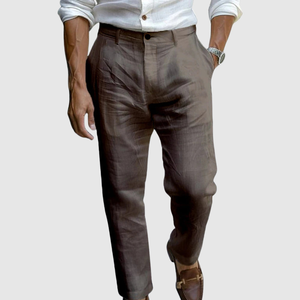 MONACO CHIC LINEN PANTS