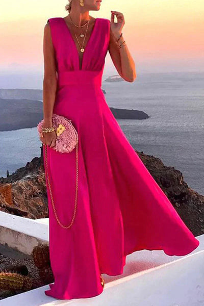 Bibiana | Elegantes Fließendes Damen Sommerkleid