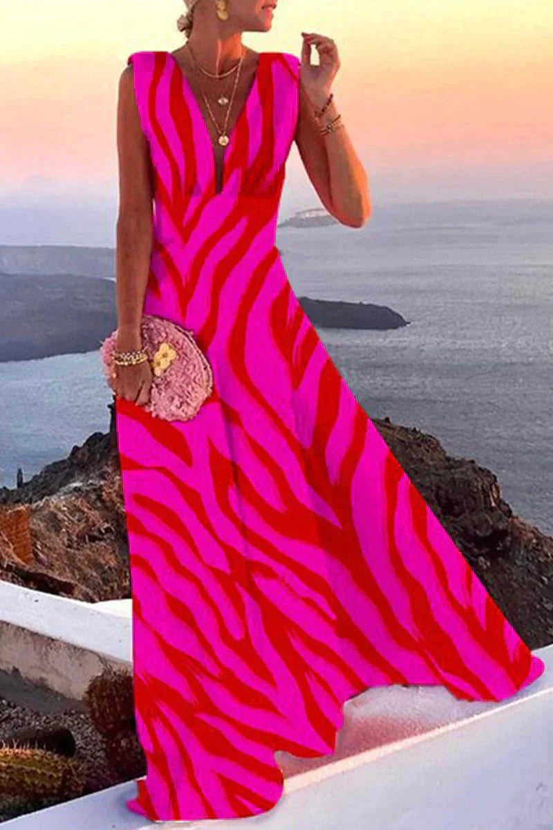 Bibiana | Elegantes Fließendes Damen Sommerkleid