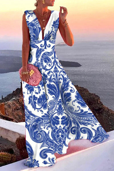 Bibiana | Elegantes Fließendes Damen Sommerkleid