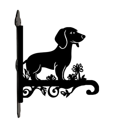 Dachshund Metall Hängender Pflanzentopfständer