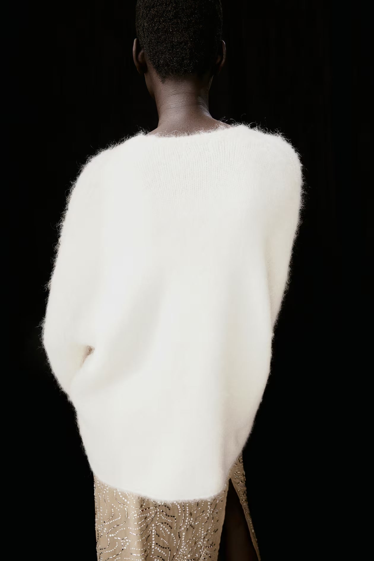 MINA MOHAIR RUND HALS