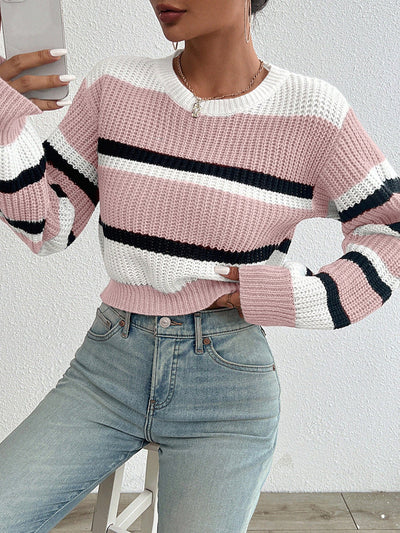 Tabitha - strickpullover damen rundhals