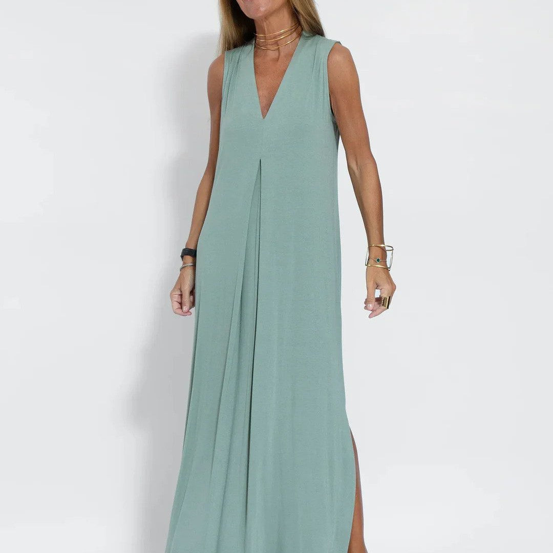 Chloe | Schlankes Kleid mit Weste