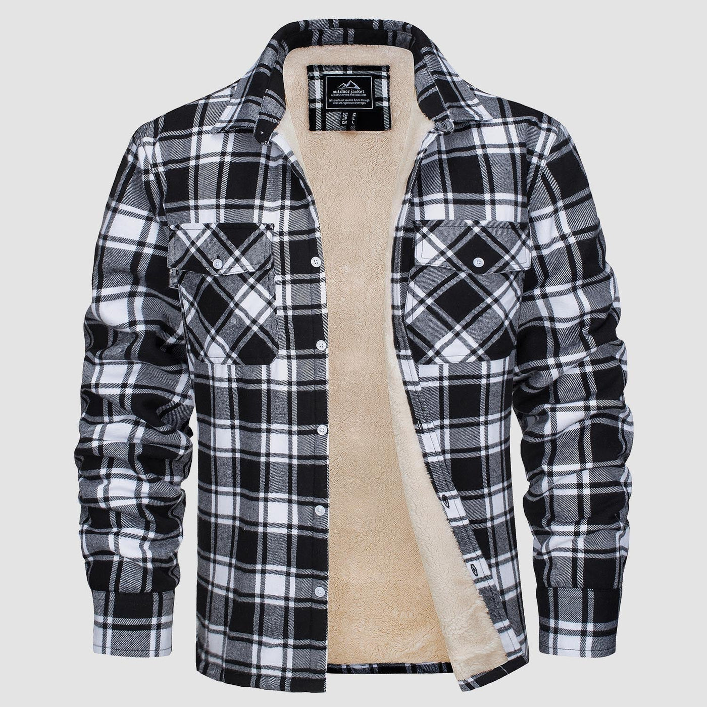 ARVI GEFÜTTERTES KAROHEMD JACKE